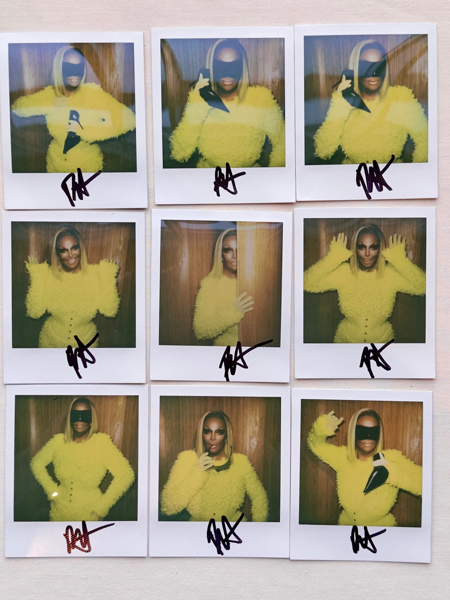 Roxxxy Andrews :All Stars Premiere look Signed Polaroid